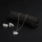 Women's Locket Set - Silver