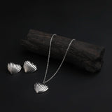 Women's Locket Set - Silver