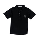 Boys Half Sleeves Sherwani Collar T-Shirt