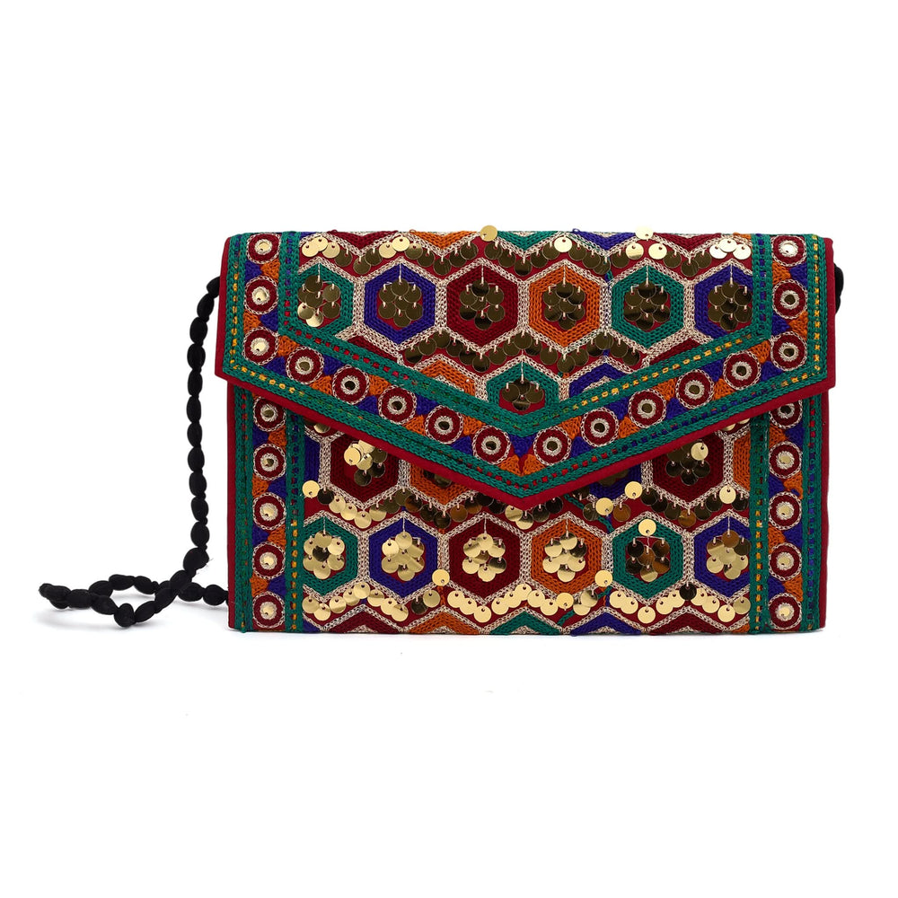 Women's Clutch Sindhi Traditional Embroidered