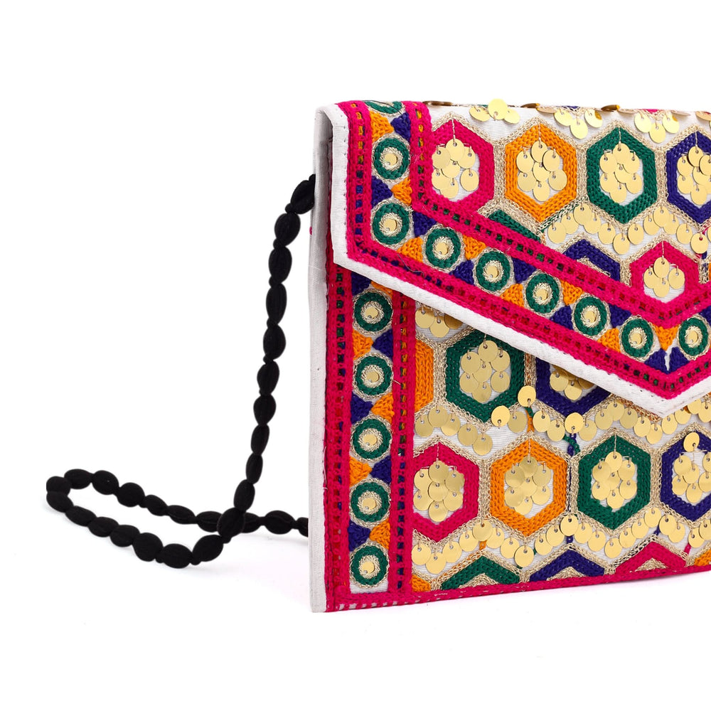 Women's Clutch Sindhi Traditional Embroidered