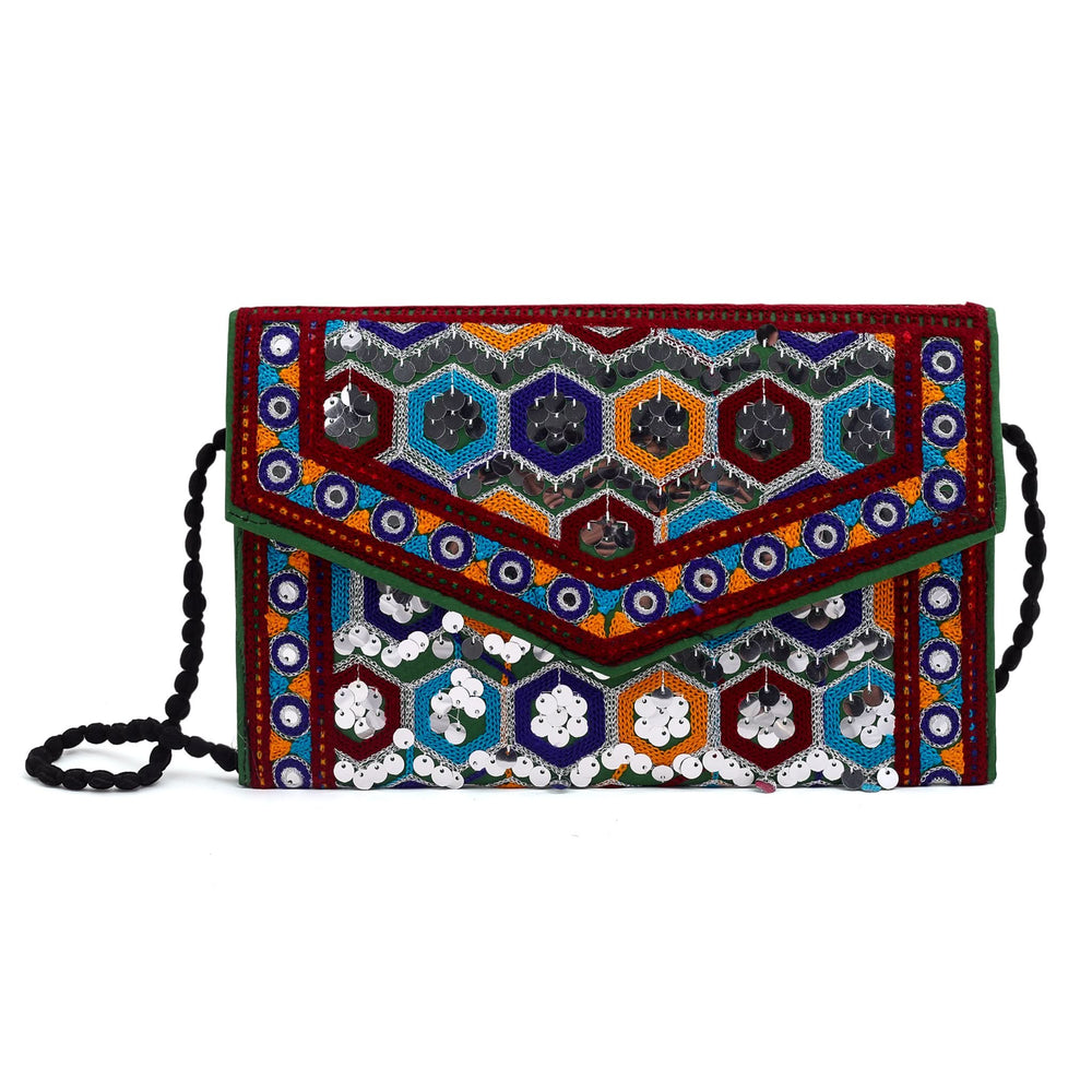Women's Clutch Sindhi Traditional Embroidered
