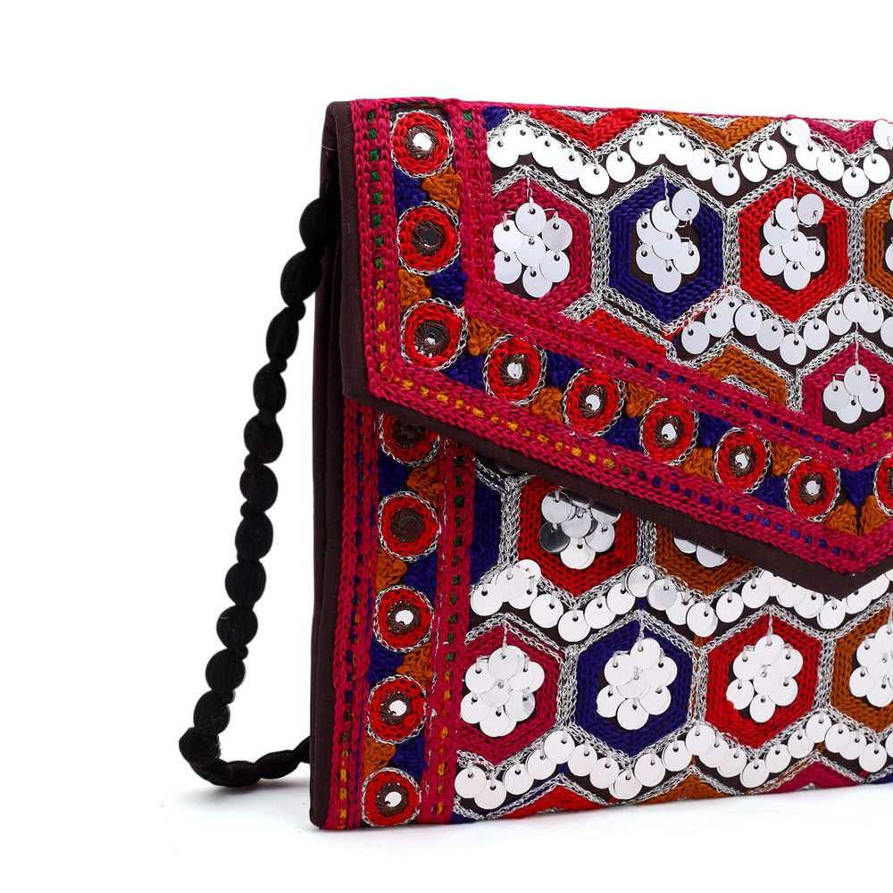 Women's Clutch Sindhi Traditional Embroidered