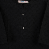 Valuables Girls Chikankari Kurti - Black