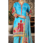 Valuable Cotton Digital Unstitched 3Pcs Suit - 8