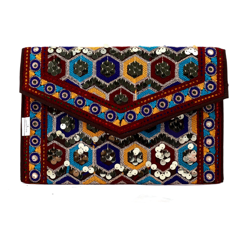 Women's Clutch Sindhi Traditional Embroidered