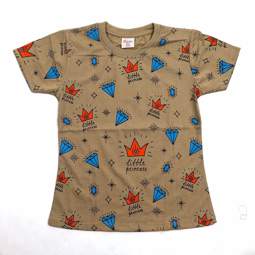 Girls Half Sleeves T-Shirt
