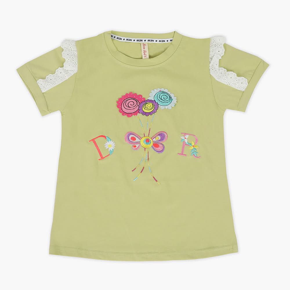 Girls Half Sleeves T-Shirt