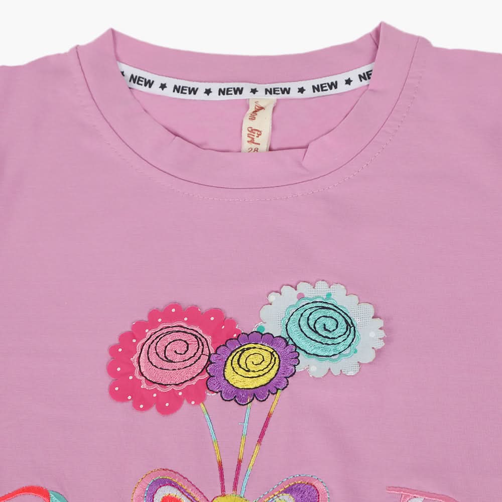 Girls Half Sleeves T-Shirt