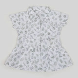Girls Cotton Half Sleeves Shirt