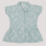 Girls Cotton Half Sleeves Shirt