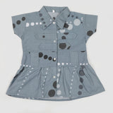 Girls Cotton Half Sleeves Shirt