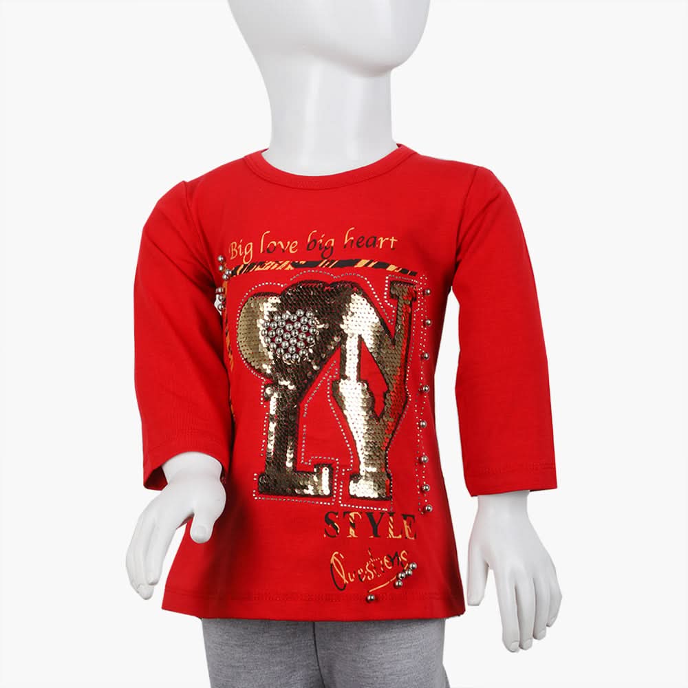 Girls Full Sleeves T-Shirt