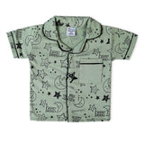 Valuable Newborn Boys Half Sleeves Night Suit