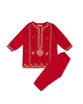 Valuables Girls Embroidered 2PCS Suit