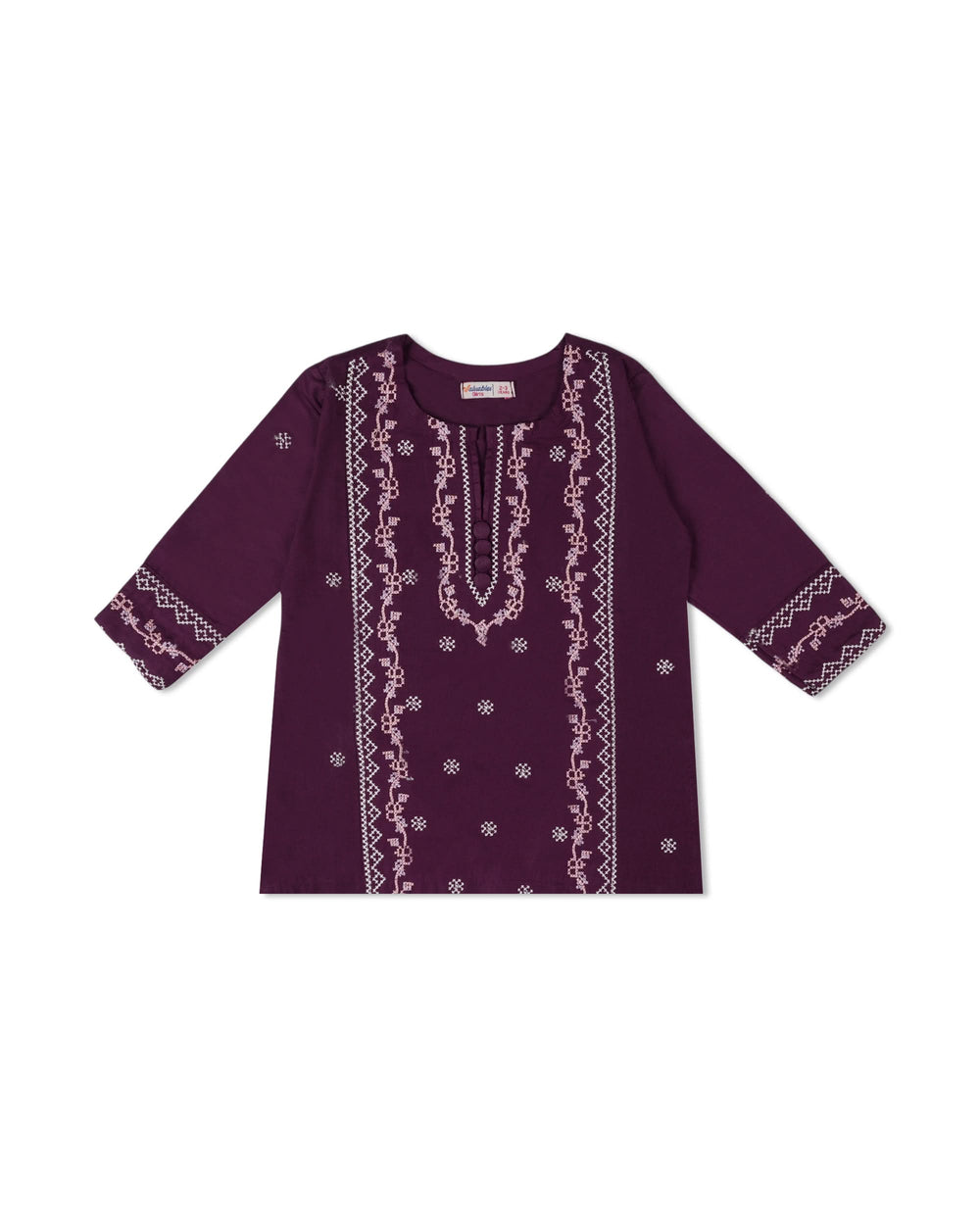 Valuables Girls Embroidered 2PCS Suit