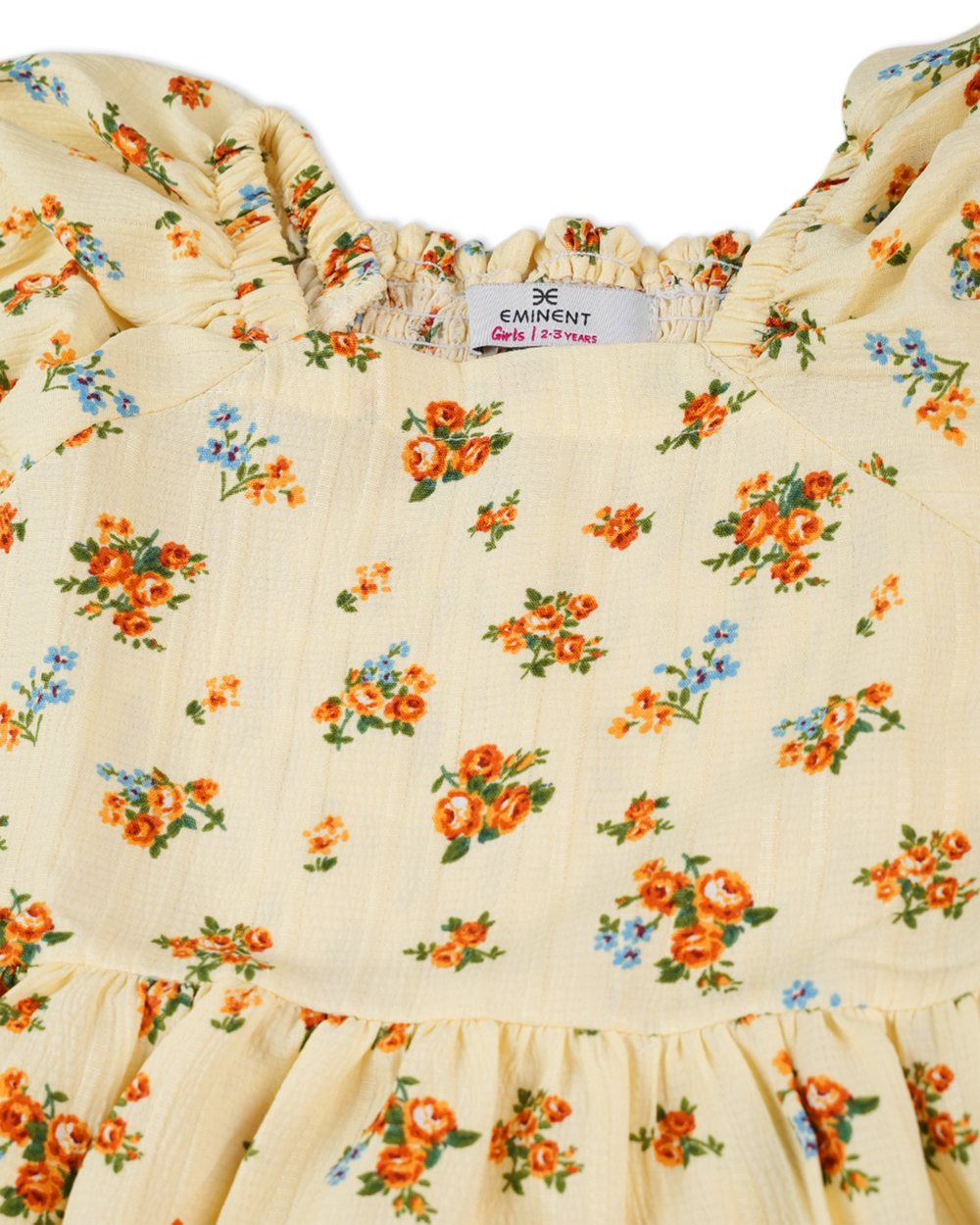 Eminent Girls Woven Frock - Fawn