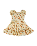 Eminent Girls Woven Frock - Fawn