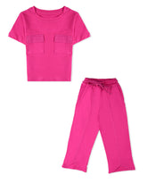 Eminent Girls Co-Ord Set - Neon Pink