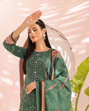 Zartaj By RA-Bin Hameed Emboridered Linen Unstitched 3Pcs Suit - 4