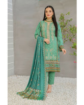 Gulfishan By RA-Bin Hameed Embroidered Unstitched 3Pcs Suit With Shawl - SF-2019