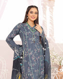 Nyasia By RA-Bin Hameeb Linen Cord's Printed Unstitched 3Pcs Suit - 5