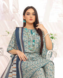 Nyasia By RA-Bin Hameeb Linen Cord's Printed Unstitched 3Pcs Suit - 3