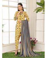 Varda By RA-Bin Hameed Embroidered Chikankari Unstitiched 3Pcs Suit - 1