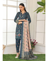 Varda By RA-Bin Hameed Embroidered Chikankari Unstitiched 3Pcs Suit - 7
