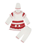 Newborn Girls Irani Suit – 4 Piece Set