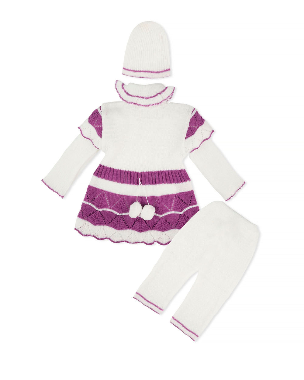 Newborn Girls Irani Suit – 4 Piece Set