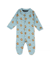 Valuables Newborn Boys Rompers Henley with Socks