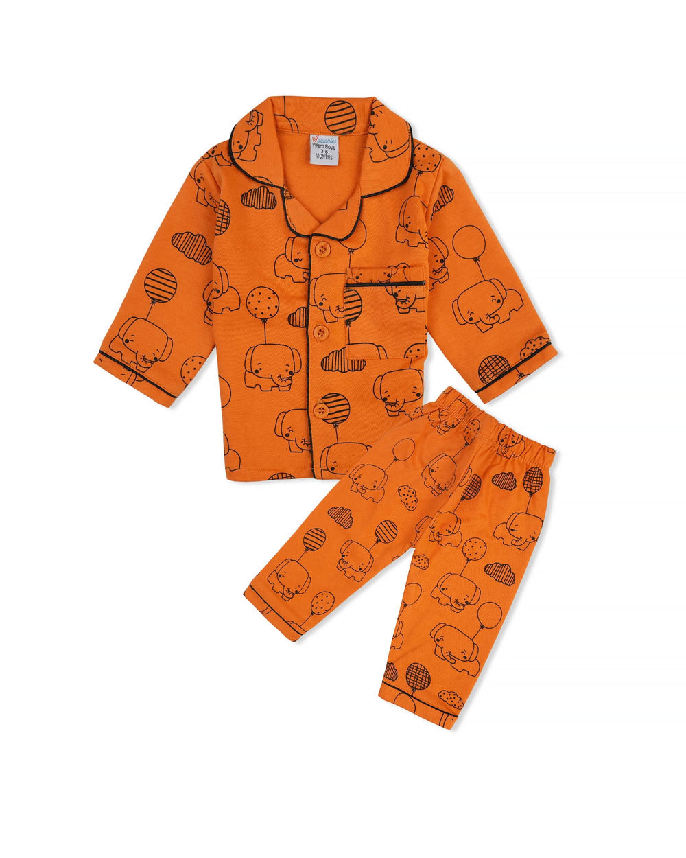 Valuables Newborn Boys Night Suit