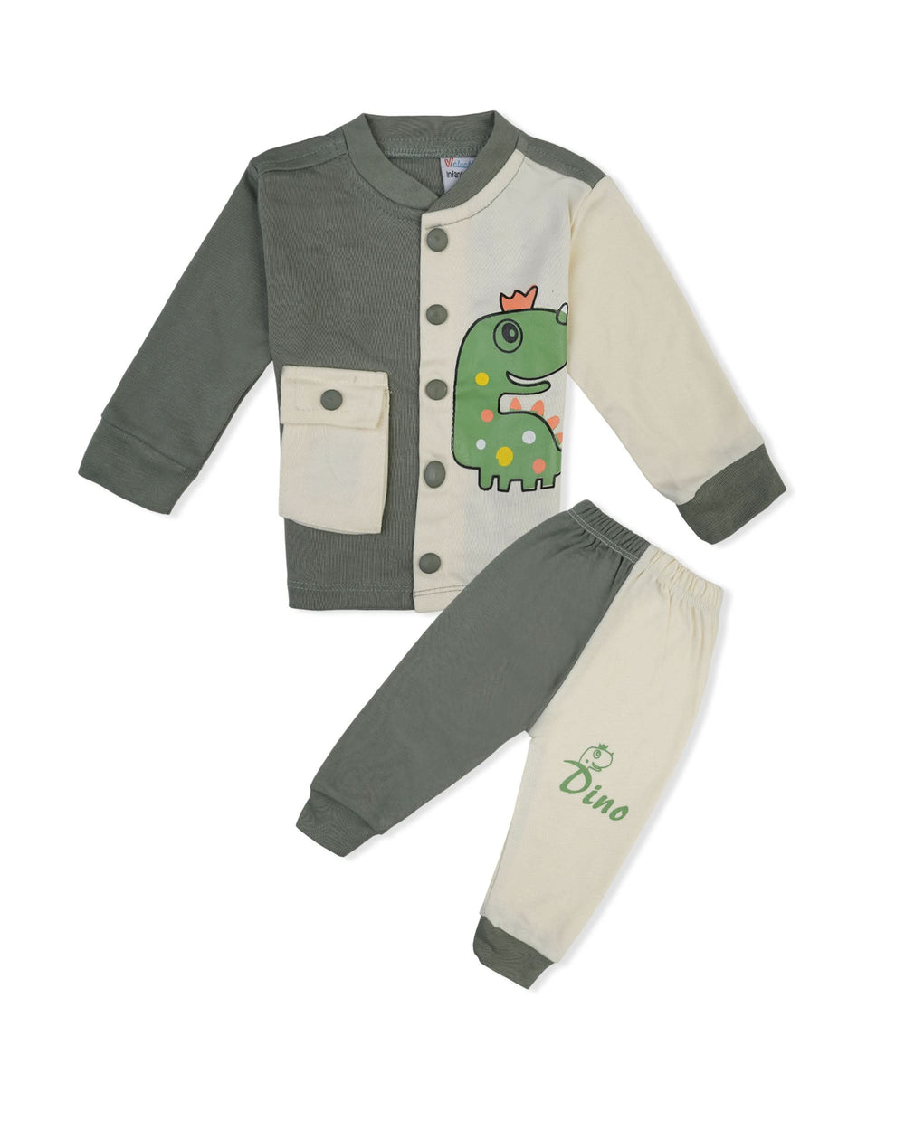 Valuables Newborn Boys 2-Piece Interlock Suit