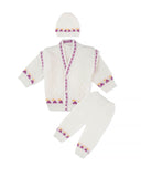 Newborn Boys Irani Suit – 4 Piece Set