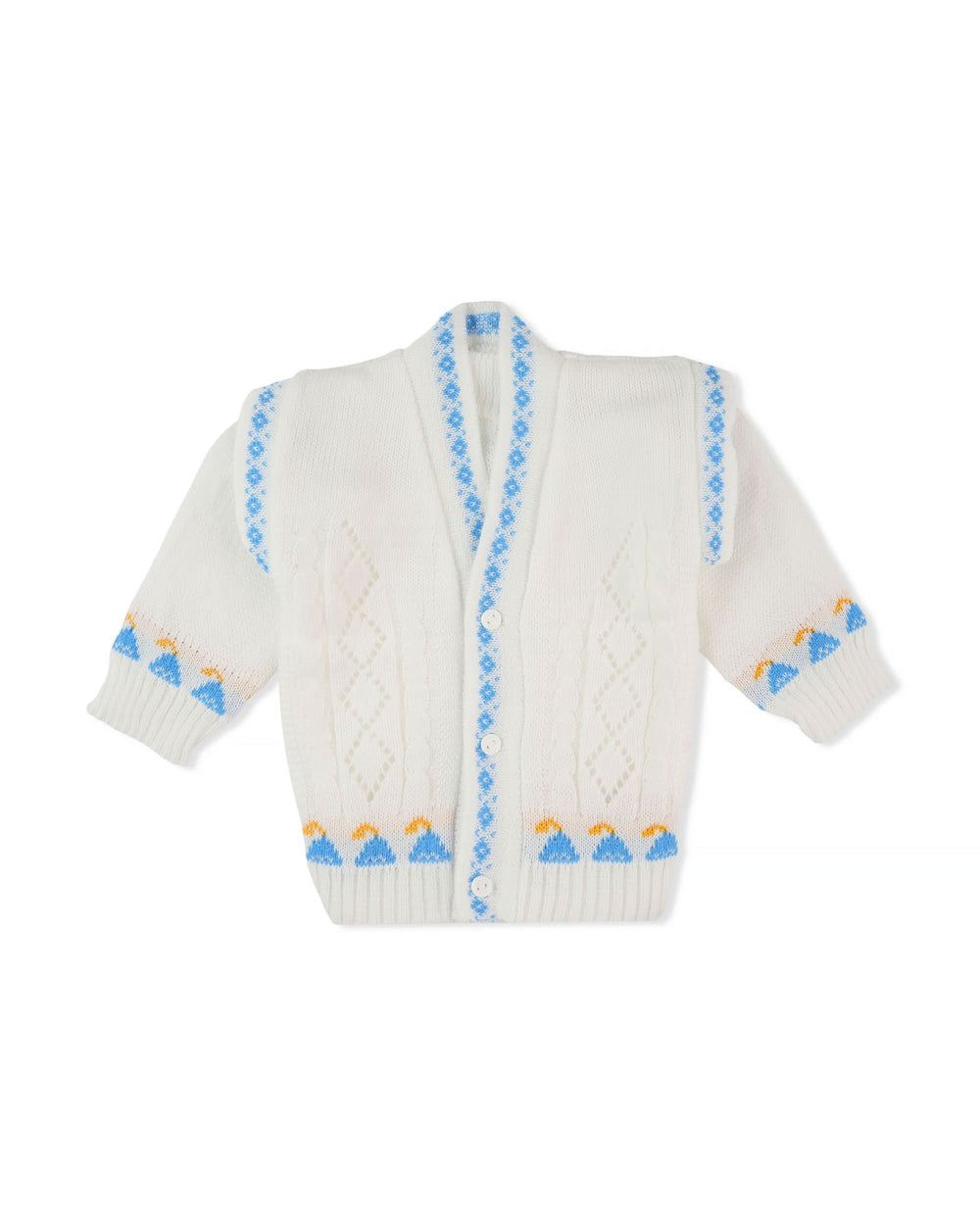 Newborn Boys Irani Suit – 4 Piece Set