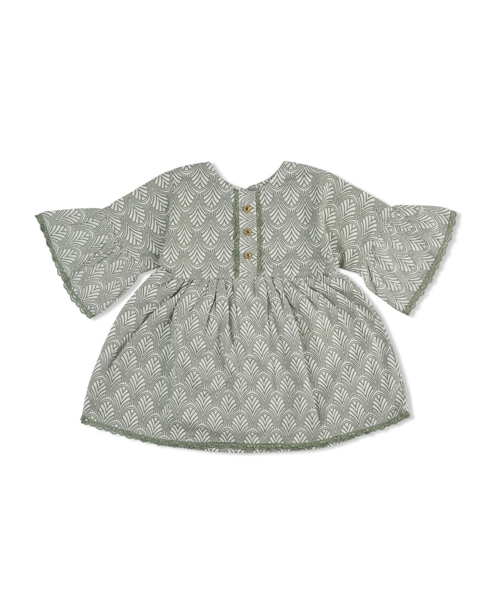Girls Frock - Light Green