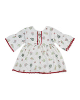 Girls Frock - White