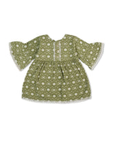 Girls Frock - Green