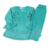 Girls Full Sleeves Pajama Suit