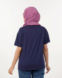 Eminent Women's Half Sleeves Printed T-Shirt - Medival Blue