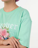Eminent Women's Printed Half Sleeves T-Shirt - Spring Bud