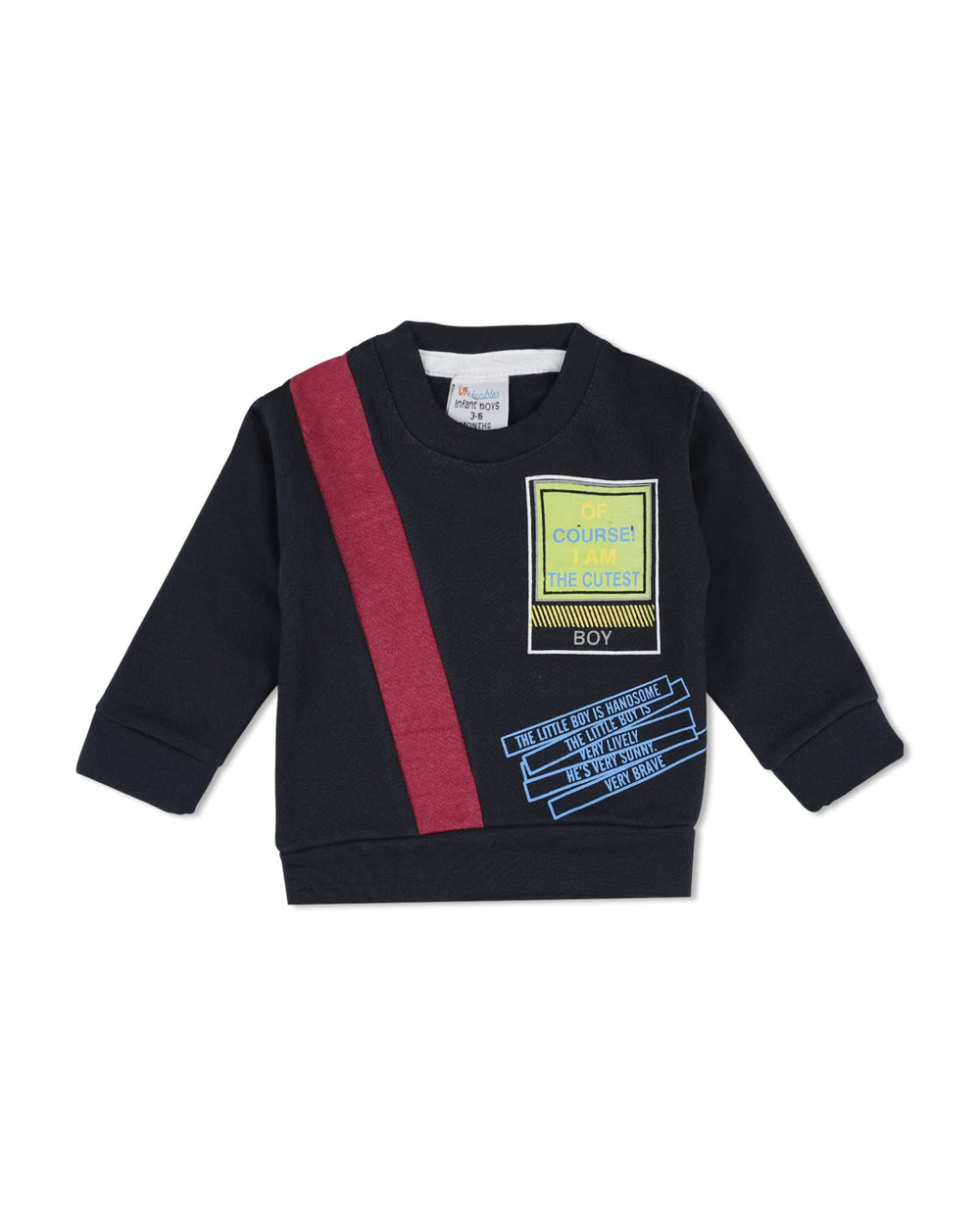 Valuables Newborn Boys Round Neck Suit