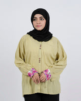 Eminent Women's Embroidered Western Top - Green
