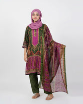Valuable Women's Printed 3 Pcs Suit
