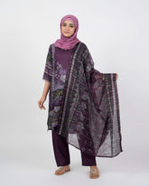 Valuable Women's Printed 3 Pcs Suit
