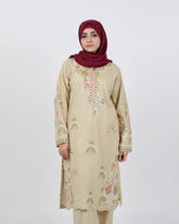 Valuables Women Embroidered 2PCS Suit