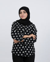 Valuables Women's Embroidered Chiffon Top