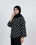Valuables Women's Embroidered Chiffon Top
