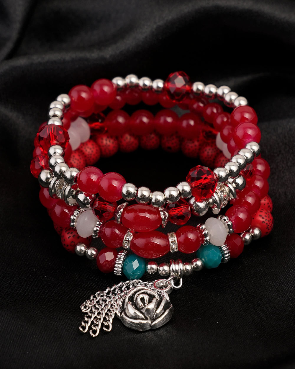 Women's Beads Bracelets( 4Ps Set )